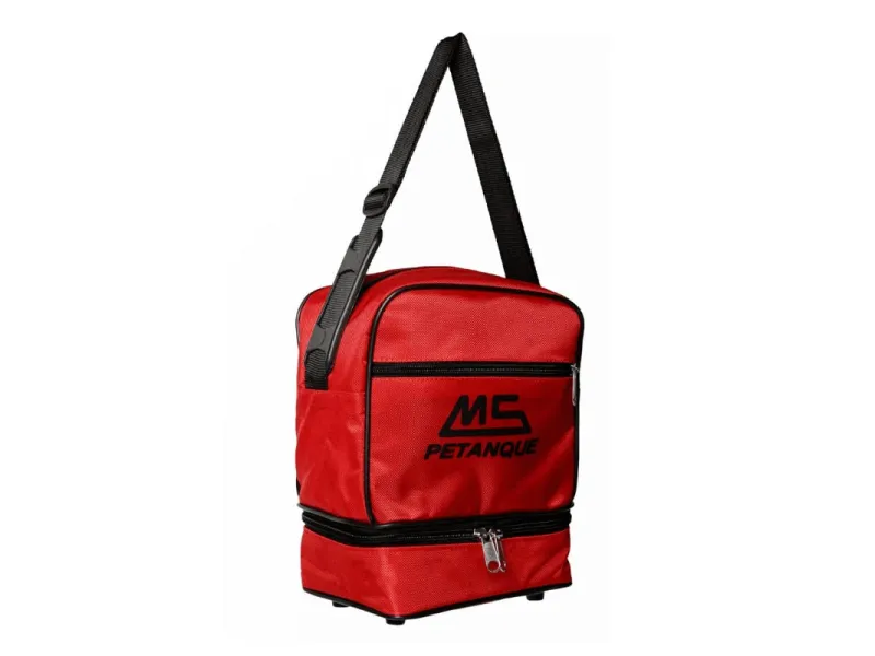 MS Bolsa petanca MINI Roja para 3 bolas
