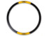 OBUT Cercle de pétanque pliantNoir/Jaune