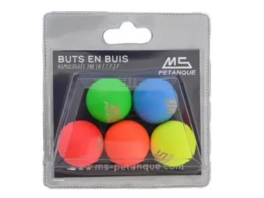 MS Pack de 5 Bolins de fusts assortits