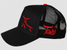 TORO Petank Gorra negra, amb malla