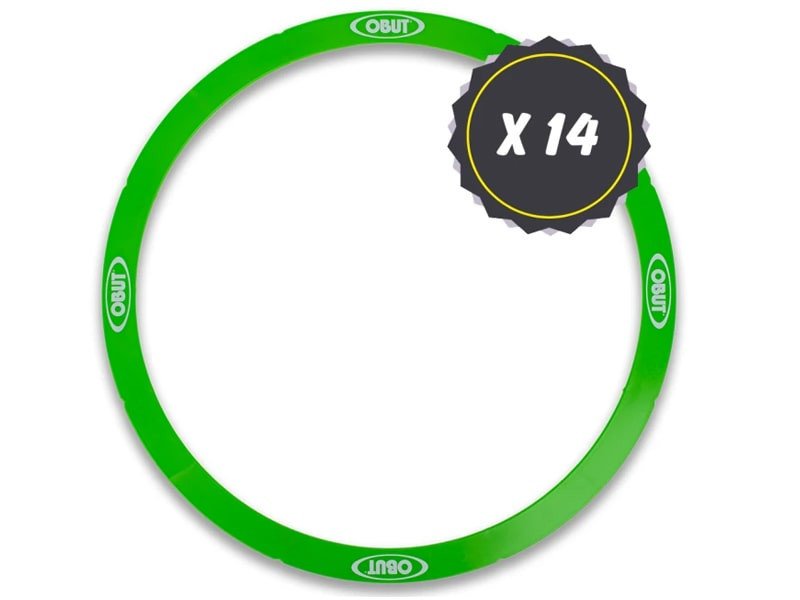 OBUT Lot 14 Cercle rígids Verds