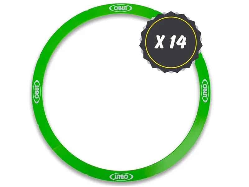 OBUT Lot 14 Cercle rígids Verds