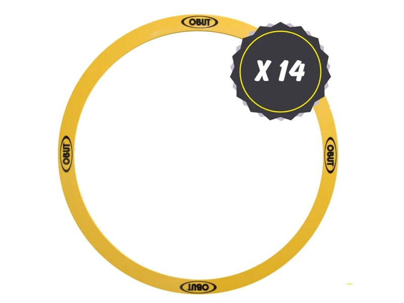 OBUT Lot 14  Cercle rígids Groc
