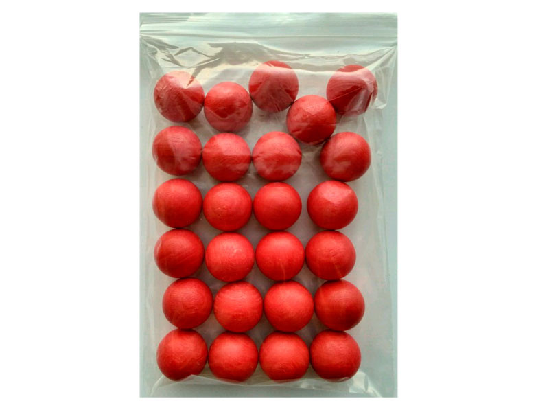 SPORTSMADISON Bolsa 25 Boliches de petanca color rojo