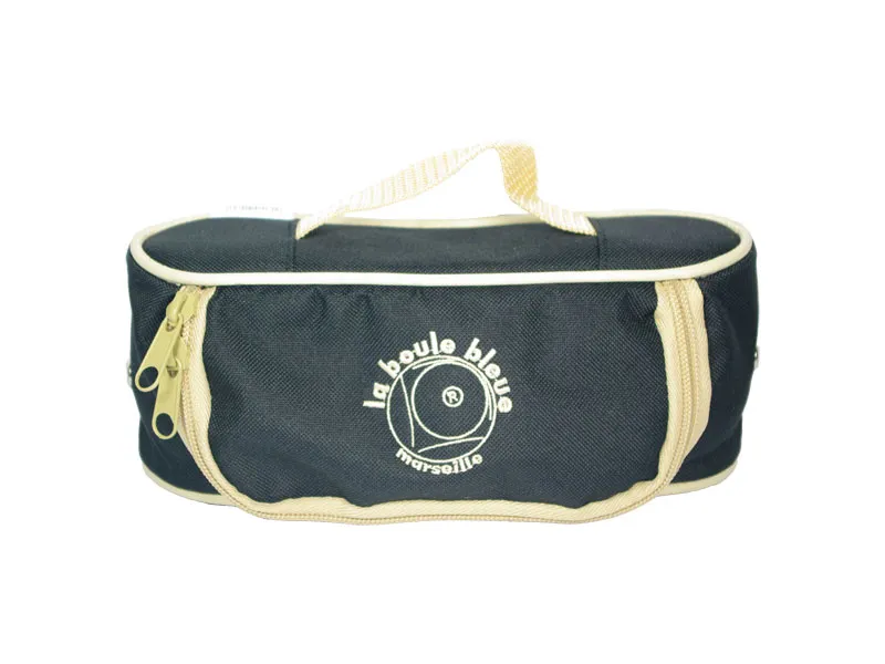 LABOULEBLEUE Bolsa horizontal Negra/Beige