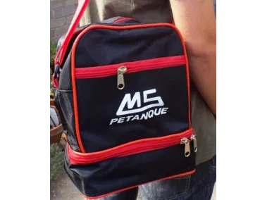  MS Bolsa petanca Negra/Roja 3 bolas