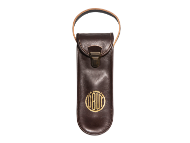 OBUT Estuche de petanca de cuero Vintage Marrón