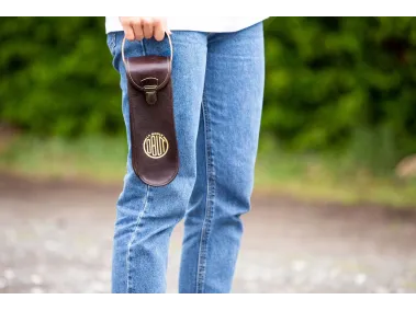 OBUT Sacoche cuir vintage Brown
