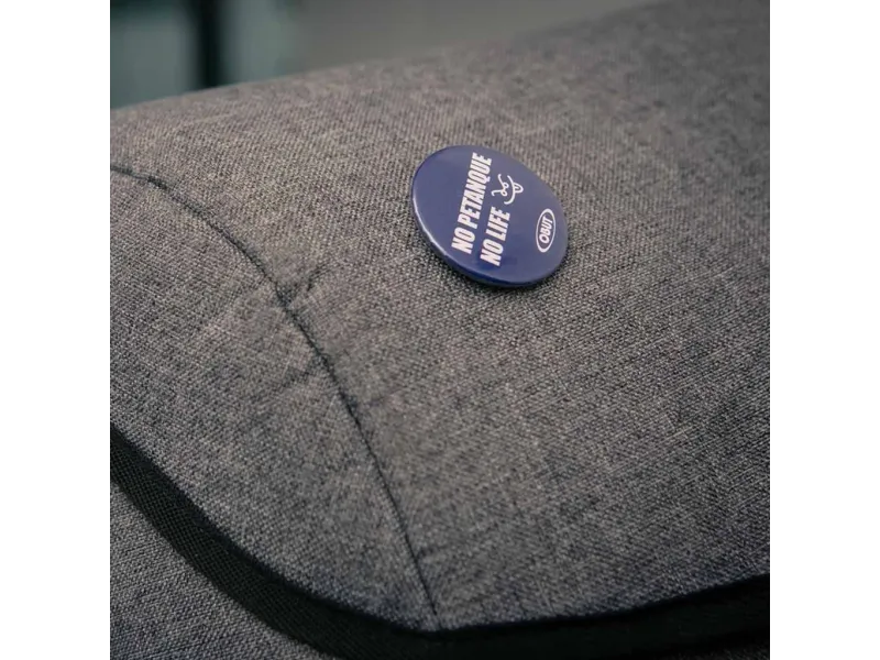 OBUT Badge "no petanque no life"