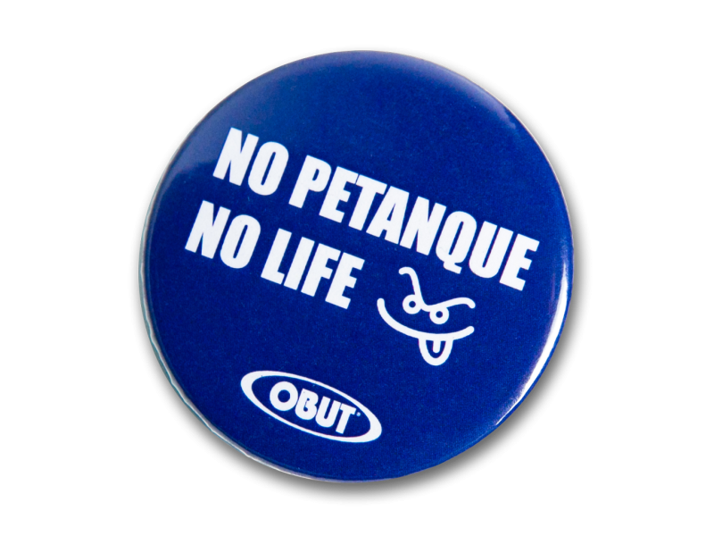 OBUT Placa"no petanque no life"