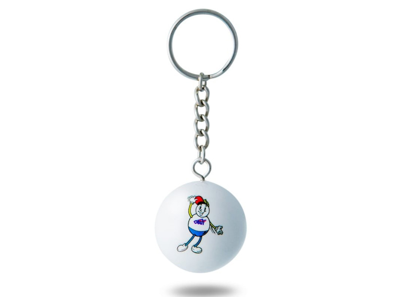 OBUT Llavero boliche blanco BOULOBUTUS