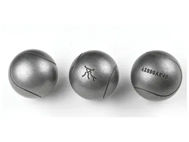 TORO Petank Inox Estria Tenis - set de 3 bolas de petanca